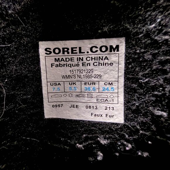 Sorel Premium Joan of Arctic Red Oxblood Waterproof Snow Boots Womens Size 7.5 - Picture 7 of 16